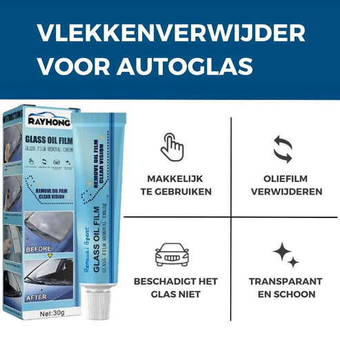 GlasCleaner - Verwijdert oliefilm en vlekken van autoruiten