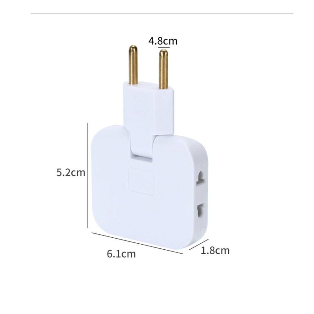 Eu plug in adapter (3 stekkers in 1)