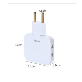 Eu plug in adapter (3 stekkers in 1)